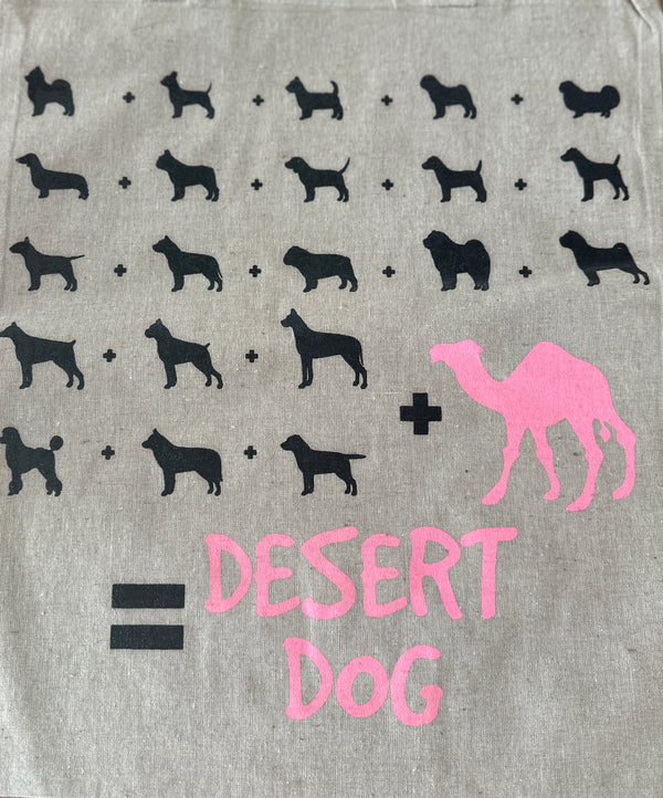 Howl & Growl_Dog Tote Bag_Desert Camel