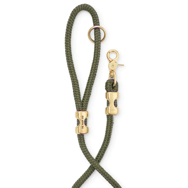 The Foggy Dog_Dog Lead_Olive Marine Rope_Handle
