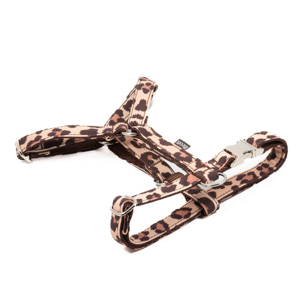 Leopard Print Dog Harness Howl Growl