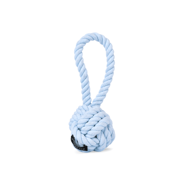 Maxbone-Large Twisted Rope Dog Toy-Light Blue