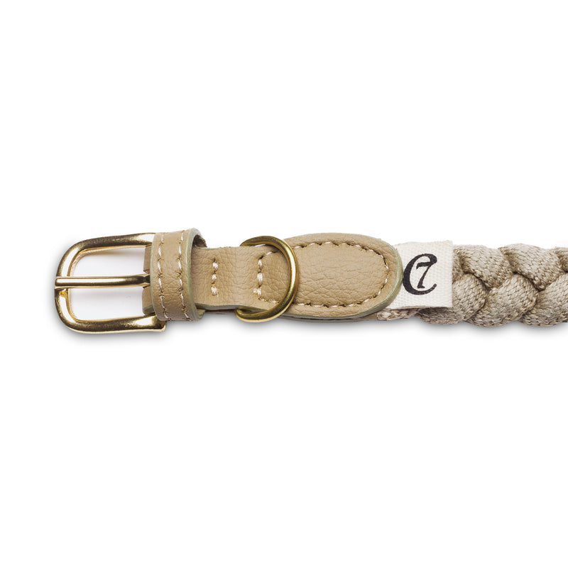 C7_Bloomen_Dog Collar_Natural _Buckle