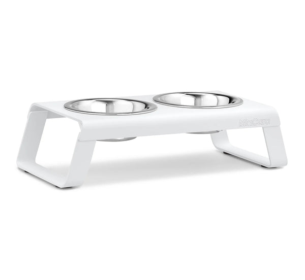 Mia Cara_Desco Dog Feeder_White