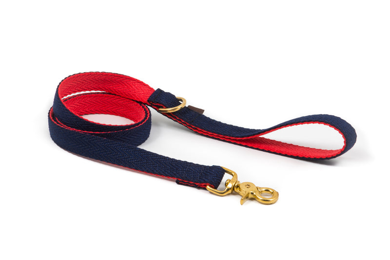 Brott Dog_Royal Blue & Red Dog Lead