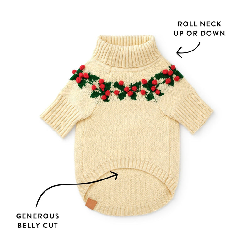 Holly Bobble Dog Jumper