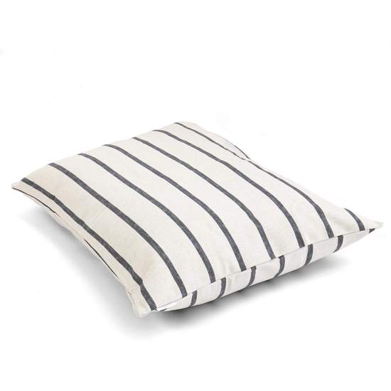 The Foggy Dog_Bed Cover_Full Design_Charcoal stripe