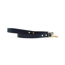 Fetch & Follow Navy Leather Dog Lead