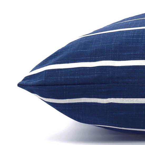 The Foggy Dog-Navy Stripe Dog Bed