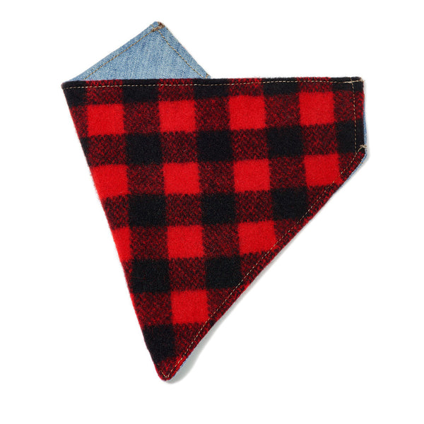 Vintage Plaid Dog bandana