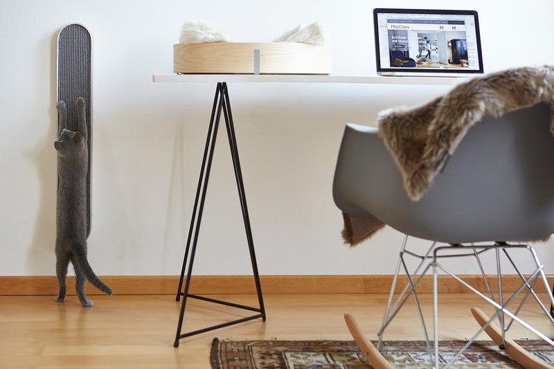 Cat Scratcher_Wall mounted_Grey 