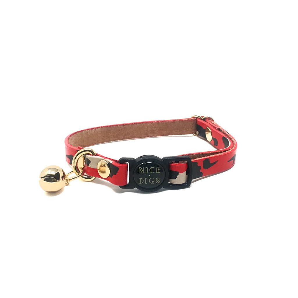 Leather outlet cat collar