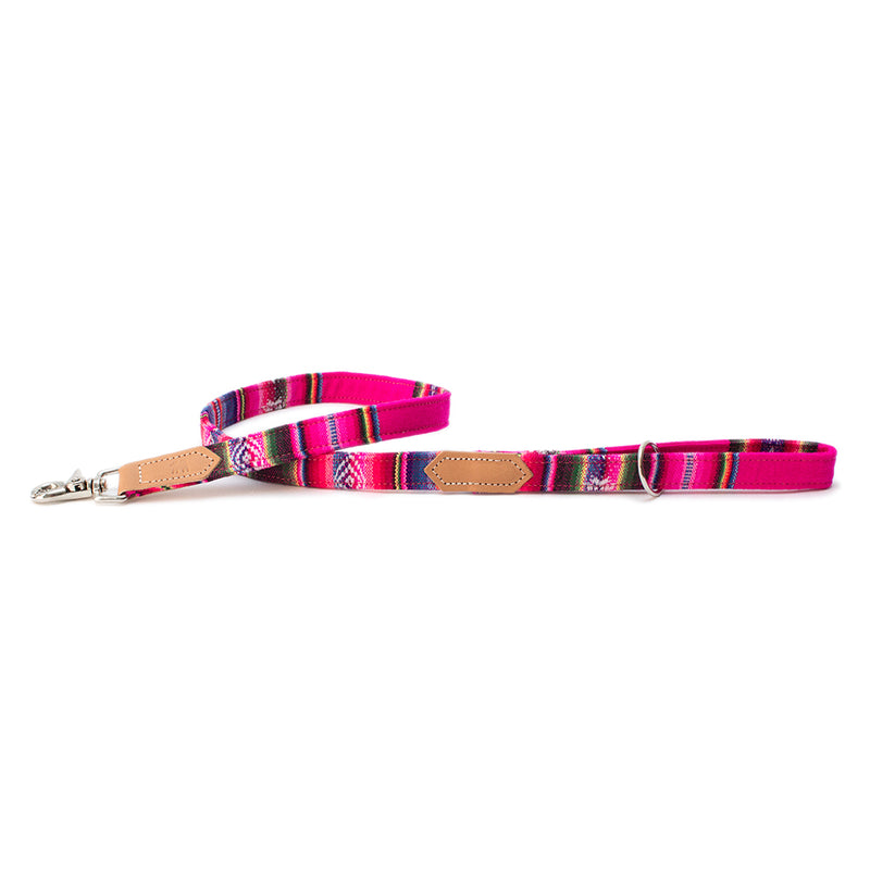 Hiro & Wolf - Inca Pink Dog Lead